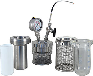 miniclave - Autoclave per reattori a pressione intercambiabili in vetro, acciaio, Hastelloy o Teflon