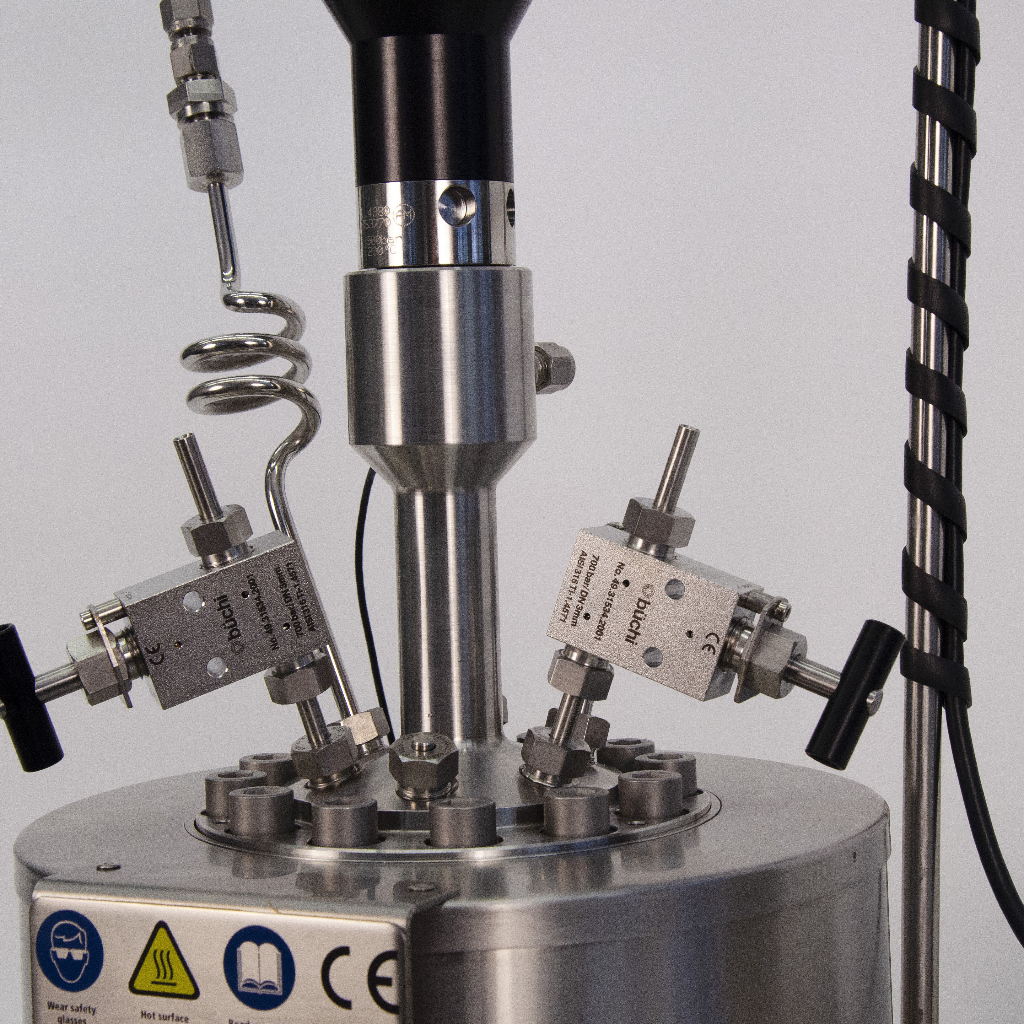 novoclave high pressure reactor – fittings and valves high pressure version 