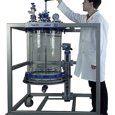 Filtro Nutsch 100 litri per pilot plant e kilolab