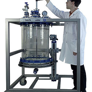 Filtro Nutsch 100 litri per pilot plant e kilolab
