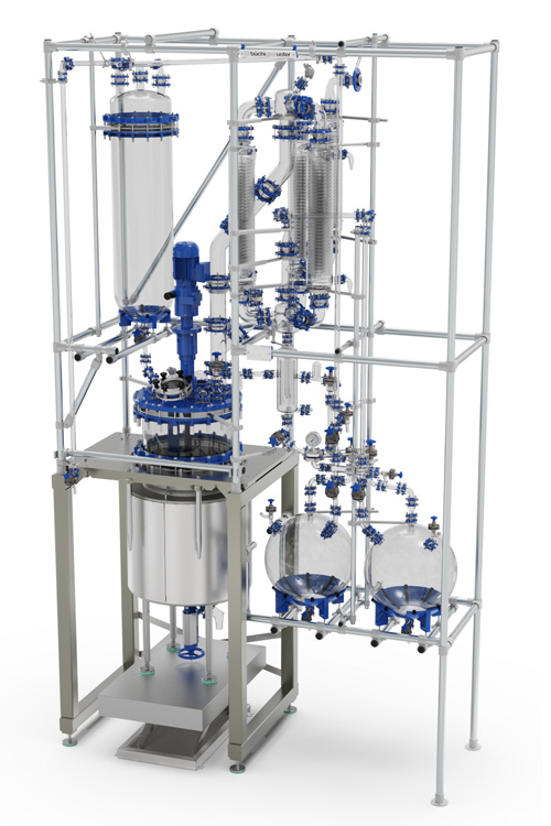 chemReactor CR 252, Reattore 250 litri in accaio smaltato e vetro, polivalente e impianto pilota 