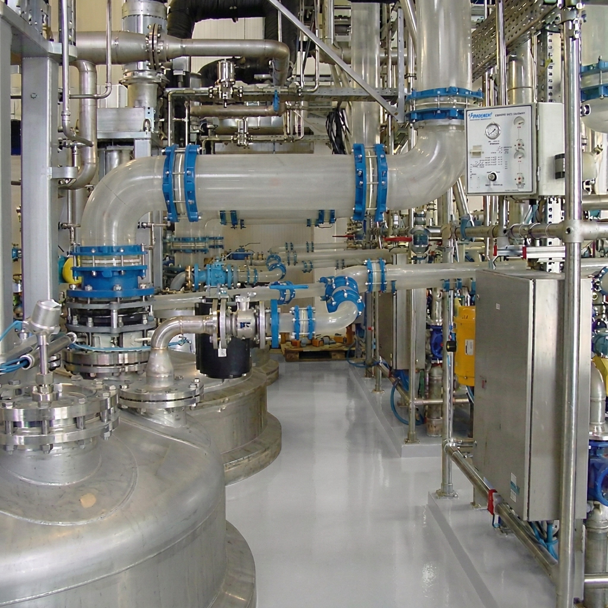 Condotto per vapore in vetro DN 300 con rivestimento protettivo