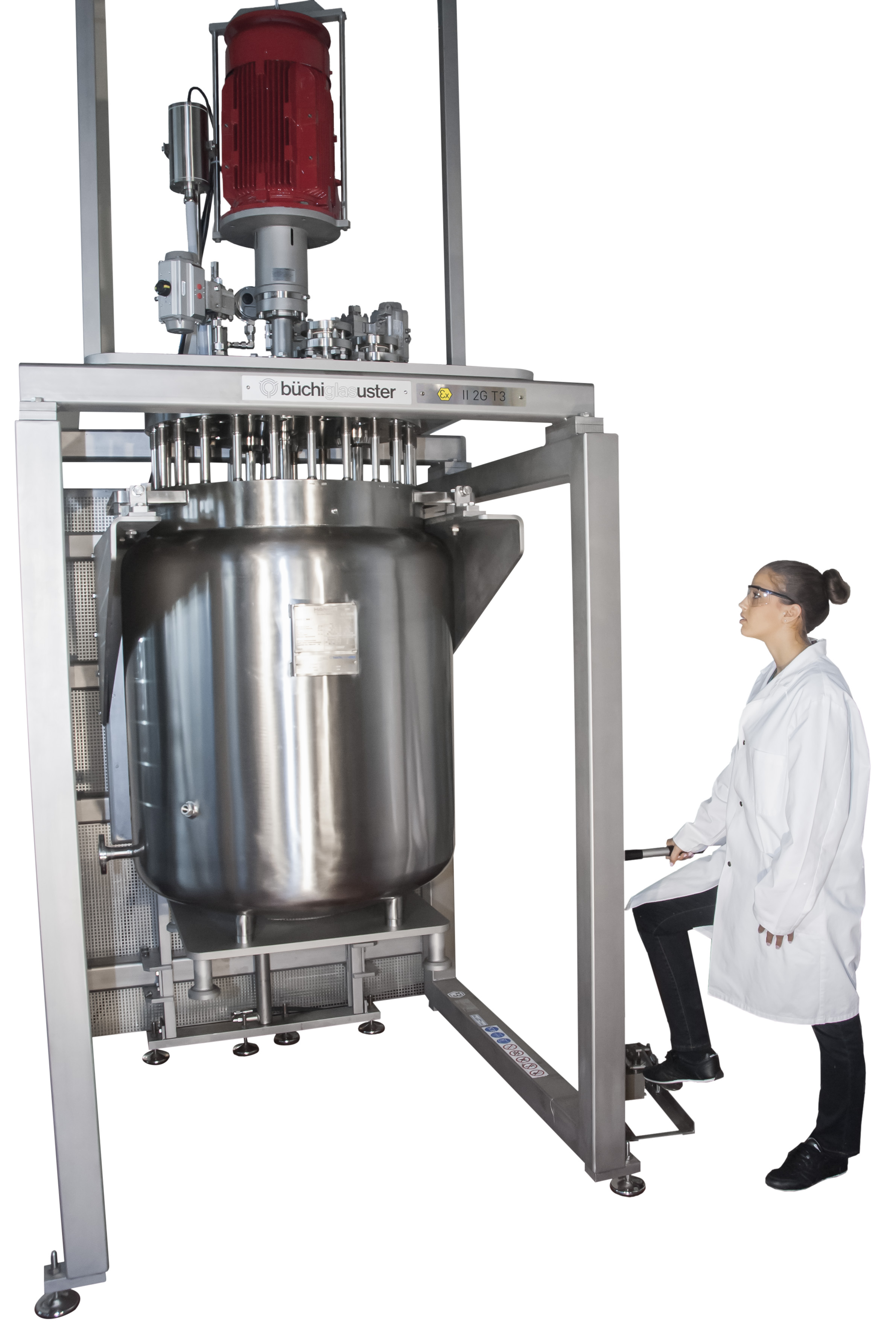 Reattore a pressione da 250 litri 120 bar, Hastelloy C22 per idrogenazione, impianto Pilota